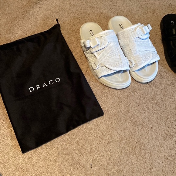 Mens Draco slides black pair and white pair size 11-12 - Picture 2 of 7